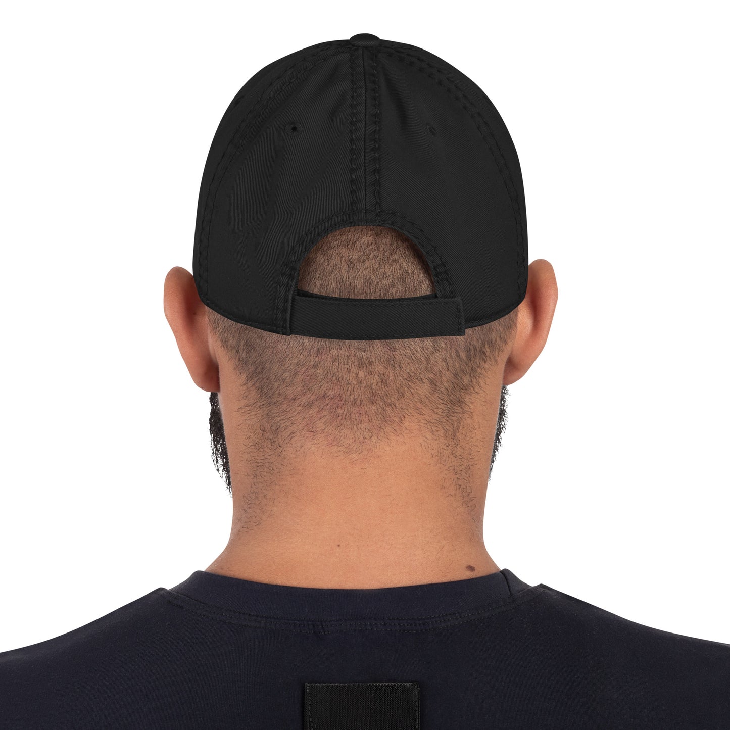 Think Celestial Distressed Dad Hat - Black