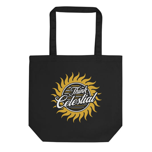 Think Celestial - Black Eco Tote Bag