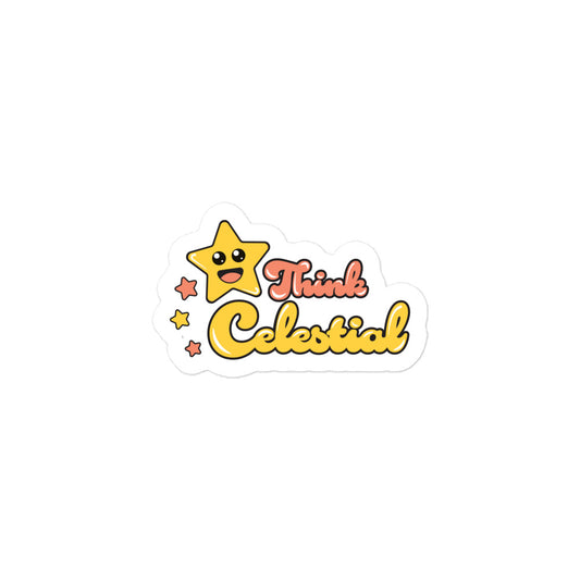 Think Celestial - Bubble-free stickers