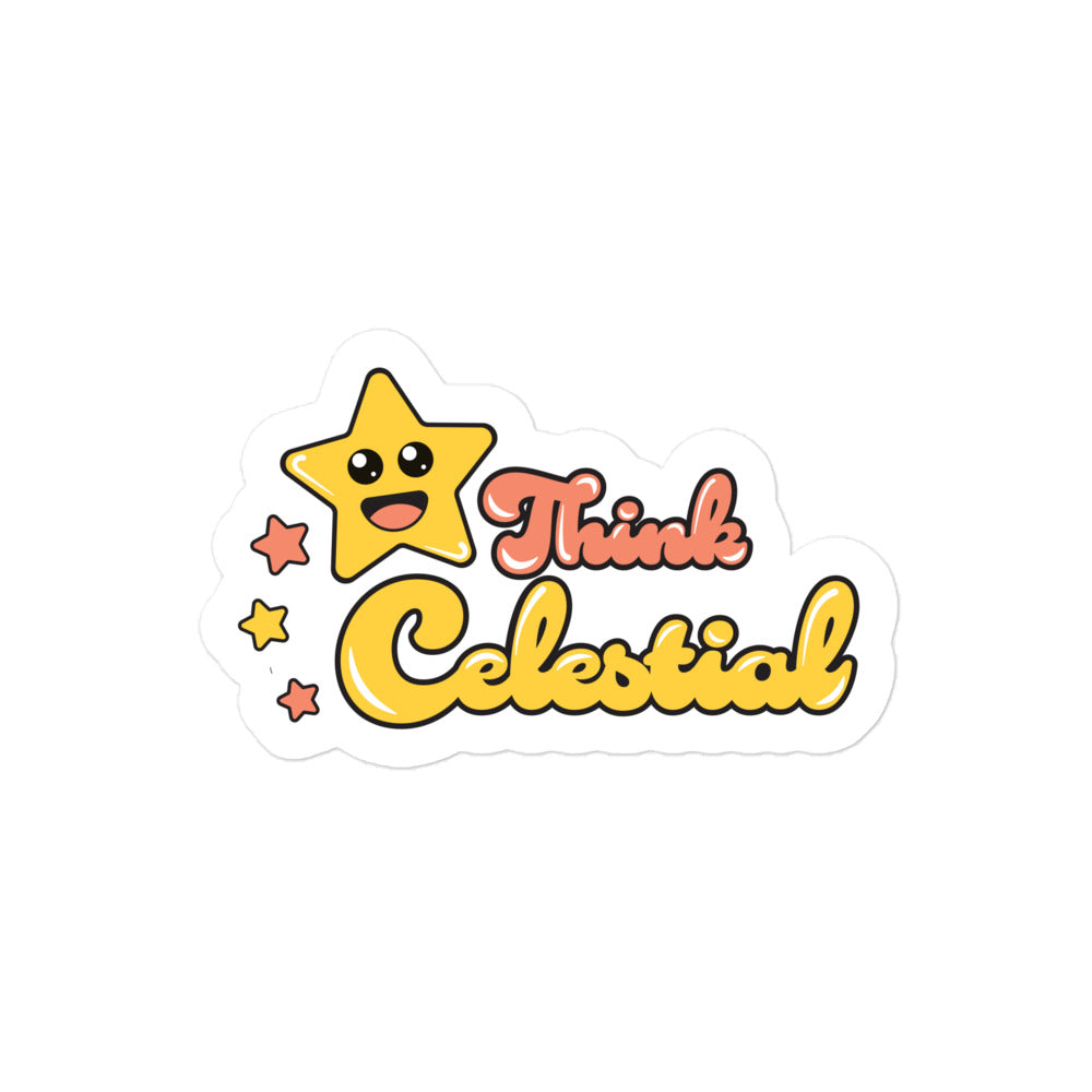 Think Celestial - Bubble-free stickers