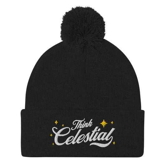 Think Celestial - Pom-Pom Beanie