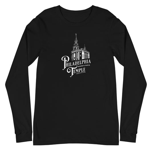 Philadelphia Temple - Unisex Long Sleeve Tee