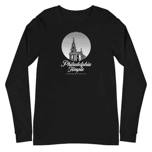 Philadelphia Temple Retro - Unisex Long Sleeve Tee