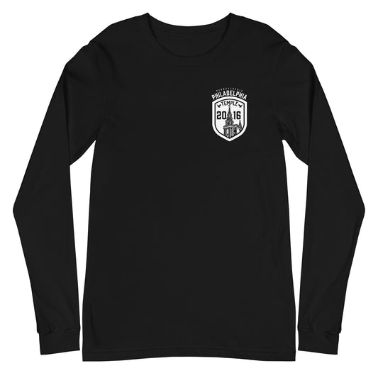 Philadelphia Temple Shield - Unisex Long Sleeve Tee